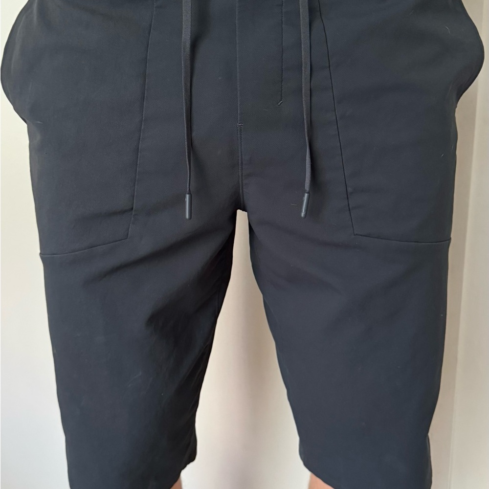 Lululemon Athletica Black Flat Front Shorts